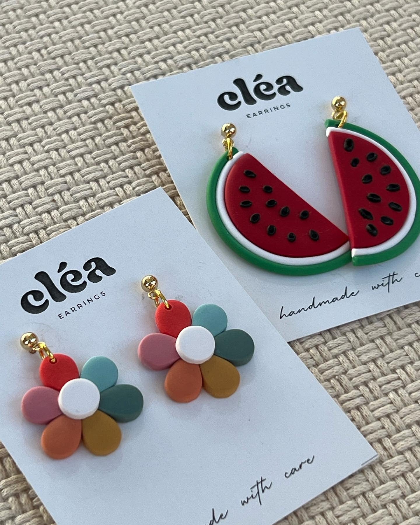 Clea Polymerclay Earrings